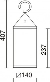 Novolux ERICE 918A-L0103L-04 Állólámpa 1x2,2W/LED 187LM IP54