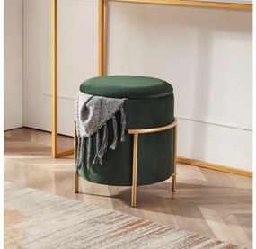 Eglo 424136 - Taburet MASHIKE 46x41 cm zöld/arany