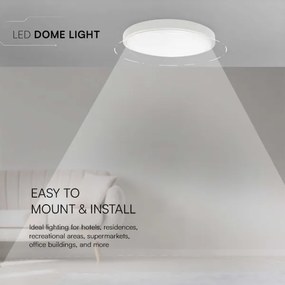 LED Fürdőszobai mennyezeti lámpa LED/36W/230V 6500K IP44 átm. 35 cm fehér