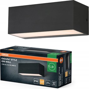 Kerti fali lámpa Kültéri Led lámpa 12.5W 700lm 3000K Szürke IP65 Endura