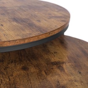 Dohányzóasztal szett FIGO MAX rusztikus tölgy