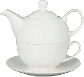 Livello Porcelán kancsó szett 400 ml csésze 250 ml tea Fehér