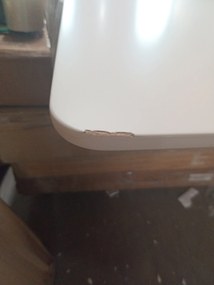 Akció Fehér étkezőasztal MILAN 140x80 II. minőség