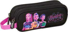 K-pop Démonvadászok Negra 2 rekeszes tolltartó 21 cm