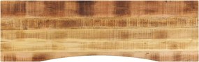 vidaXL tömör nyers mangófa íves asztallap 160 x 50 x 2,5 cm
