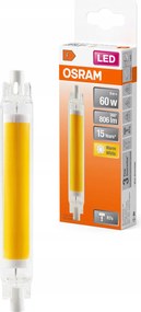 Led Lineáris izzó Halogén R7s 118mm 8W 60W 806lm 2700K Meleg 300°