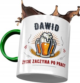 Zöld Bögre Dávid Férj Kollégának Ajándék Nyomtatott Fotóval