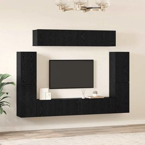 TV szekrény garnitúra 8 pcs Musta tammi 80 x 30 x 30.5 cm