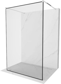 Mexen, Mexen Kioto zuhanykabin fala 150 x 200 cm, átlátszó/fekete minta 8 mm, króm - 800-150-002-01-70