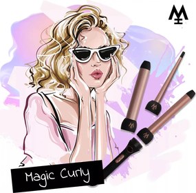 Magic Curly hajgöndörítő - 3 cserélhető göndörítő fejjel