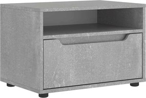 vidaXL VISNES betonszürke szerelt fa TV-szekrény 45x40x50 cm