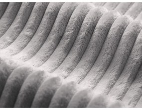 Világosszürke kordbársony puff Dia – Micadoni