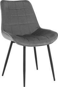 Szék, szürke/fekete, SARIN