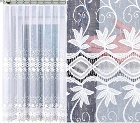 Jacquard függöny Mintás 018960 200x170cm (kész) szegéllyel