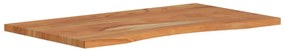 tömör akácfa téglalap alakú asztallap 90 x 50 x 2,5 cm