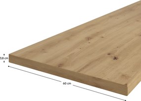 Munkalap, vastagság 3,8 cm, R20315, artisan tölgy