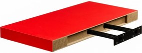 Fali polc STILISTA® Volato 30 cm - piros
