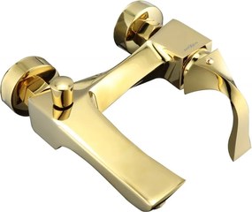 Mexen Estrella fürdőkád csaptelep, arany - 72330-50