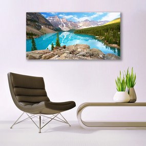 Canvas kép Mountain Lake Nature 140x70 cm
