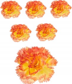 6x Virág Mesterséges Szegfű Nagy Koszorú Termék Mesterséges Szegfű