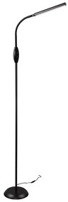 Fekete LED állólámpa (magasság 145 cm) Toro – Trio