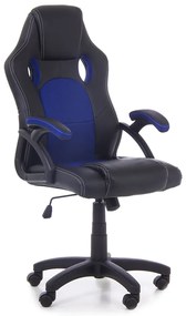 Speed irodai fotel, fekete / kék