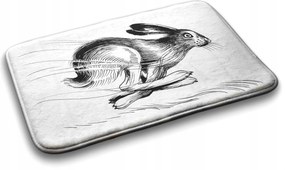 Fürdőszobaszőnyeg puha nyuszi Állatok 90x60 cm