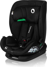 Lionelo - LAVENDER i-Size 76-150 cm forgatható autós gyerekülés bázissal, fekete karbon