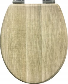 Szabadon ereszkedő WC-ülőke Awd Interior Mdf Natur tölgy