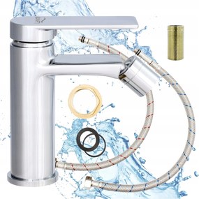 Rossa Króm Bidé Csaptelep Négyszögletes Csaptelep