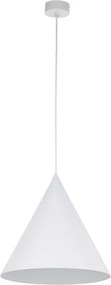 TK LIGHTING 10009 CONO Modern Függesztett Lámpa Fehér E27 IP20