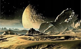 Flizelin fotótapéta Romok Exobolygók kozmikus táj 300x210 +ragasztó