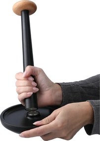 Fekete papírtörlő tartó ø 15 cm Paper Pal – Rosendahl