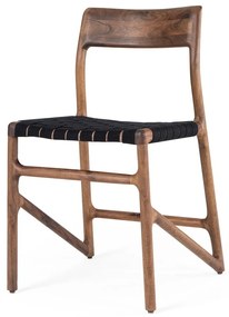 Fekete-barna étkezőszék Fawn – Gazzda