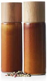 Borostyán színű kerámia só- és borsőrlő szett 2 db-os Gastro Amber – Bitz