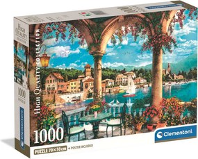 Olaszország View of Lake Como 1000 db-os Compact puzzle Clementoni