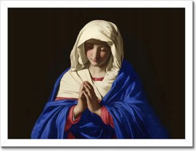 Poszterek keretben 40x30 Szűz Mária