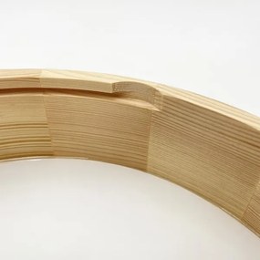 Mennyezeti lámpa NATURAL MODERN 2xE27/15W/230V, átmérő 37,5 cm, fenyő