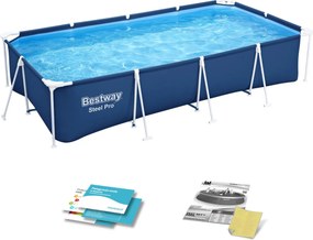 Keretes kerti medence 400 x 211 x 81 cm 4 az 1-ben Bestway 56405N