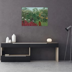 Kép - Henri Rousseau, Tropical Forest with Monkeys, reprodukciók (70x50 cm)