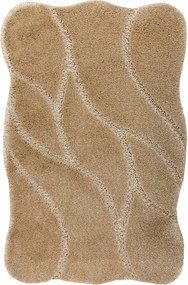 Fürdőszobai Wc-szőnyeg Csúszásgátló Bézs Mosdó Alá 60x100 cm