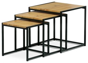 Af-3003 Set de mese moderne pentru cafea, culoare stejar