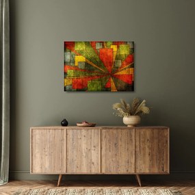 A geometriai absztrakció képe (üvegen) (70x50 cm)