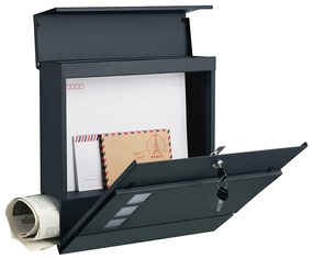 Postaláda újságtartóval