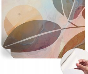 Öntapadós Fali Fotótapéta Hálószobába Harmonikus levelek 208x146 cm