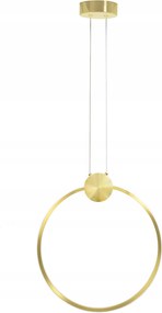 Mennyezeti Lámpa Függő Led Gyűrű Kör 40cm Arany