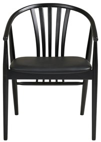 Fekete bükkfa karfás étkezőszék Agustin – House Nordic