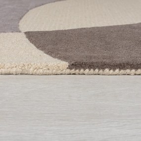Okkersárga gyapjú szőnyeg 170x120 cm Glow - Flair Rugs