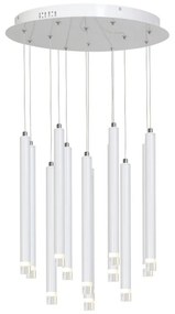 LED Csillár zsinóron ALBA 12xLED/1W/230V fehér