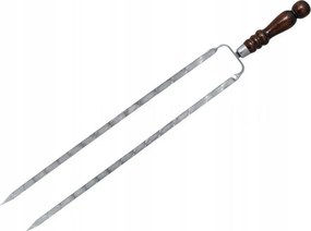 Csipesz Pezsgő nyárs Dupla grillhez és mangóhoz 60/45 cm, 3mm vastag